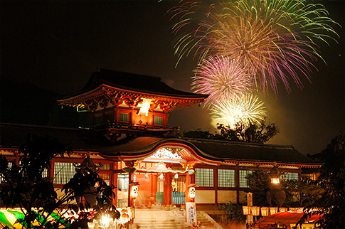 防府天満宮 御誕辰祭の様子の写真