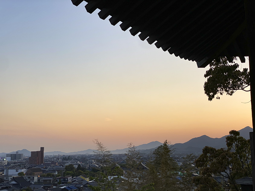 春風楼から見る景色の写真