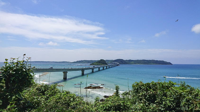 角島大橋の写真