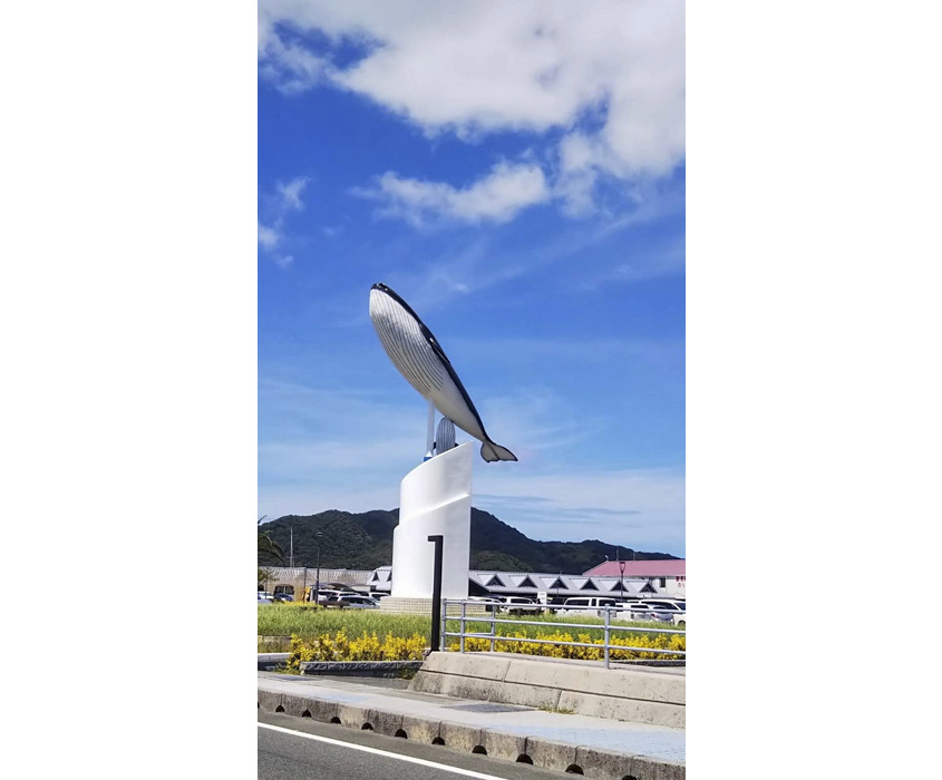 道の駅センザキッチンのモニュメントの写真