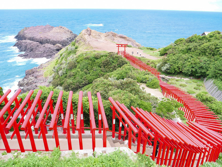 元乃隅神社の鳥居の写真