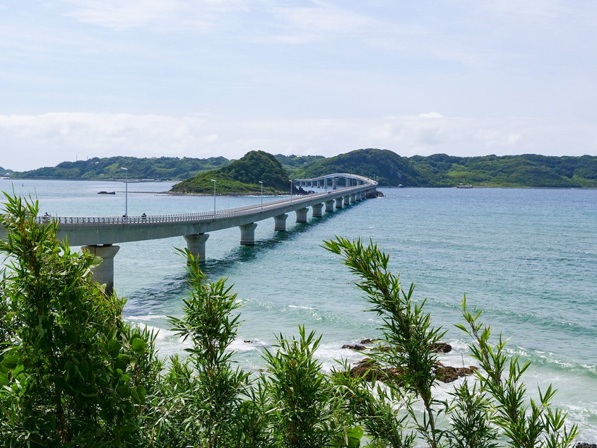 角島大橋の写真