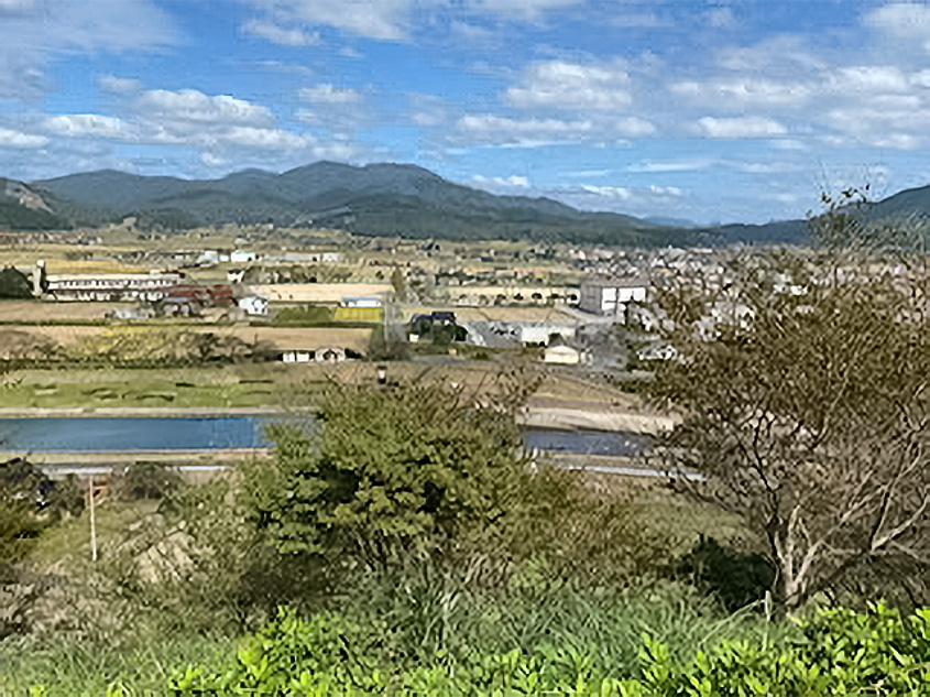 菊川町の遠景の写真