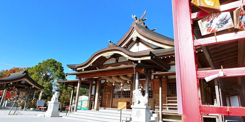 熊野神社の社殿の写真