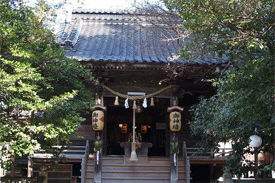 現在の鴨神社の写真