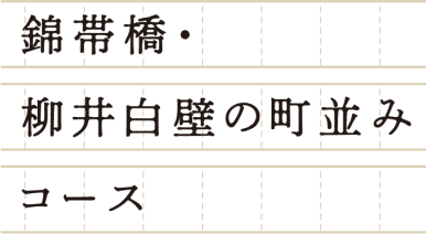 錦帯橋・柳井白壁の町並みコース