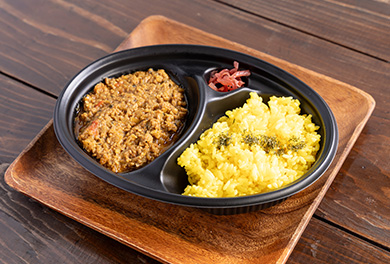 らっきょうキーマカレ-の写真